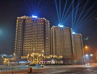 威海市華瀚大湖公(gong)館樓體(ti)及週邊景觀亮化工程